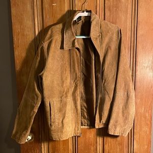 Vintage Brown Suede Jacket